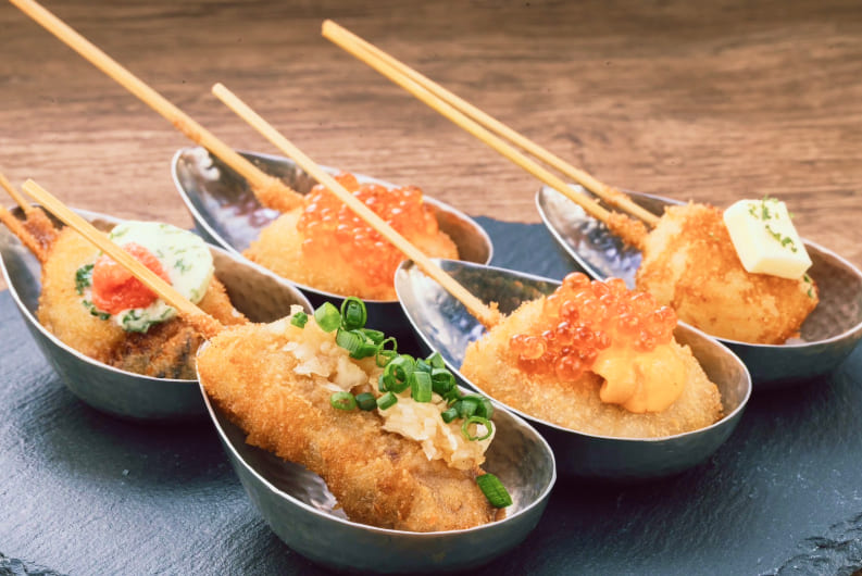 贅沢串揚げ盛り合わせ