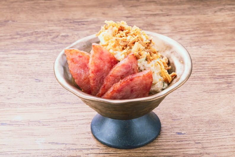 雲仙ハムのざくざくポテサラ